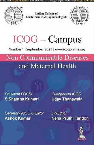 Non Communicable Diseases and Maternal Health cover