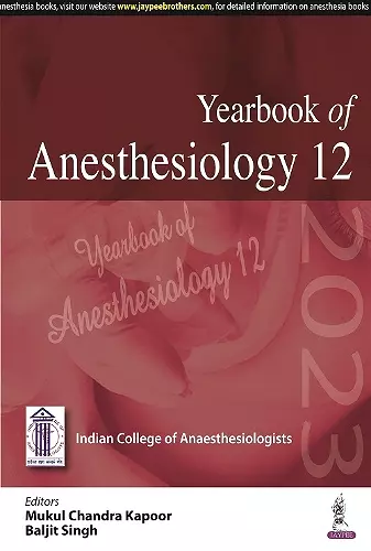 Yearbook of Anesthesiology - 12 cover