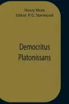 Democritus Platonissans cover