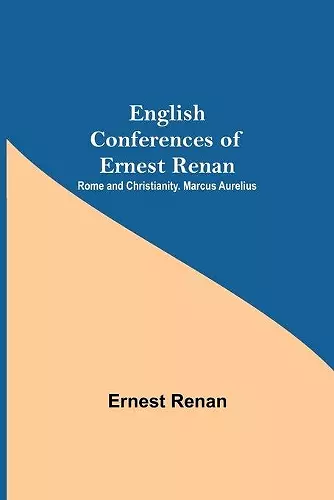 English Conferences Of Ernest Renan cover