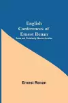 English Conferences Of Ernest Renan cover