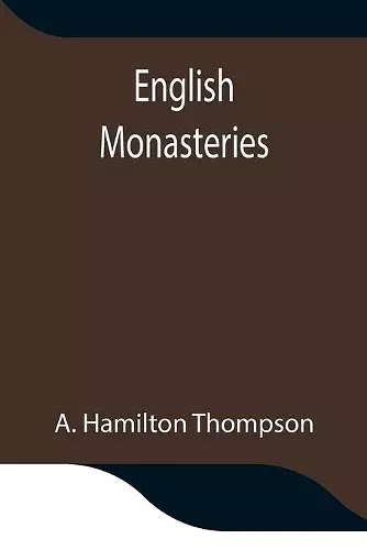 English Monasteries cover