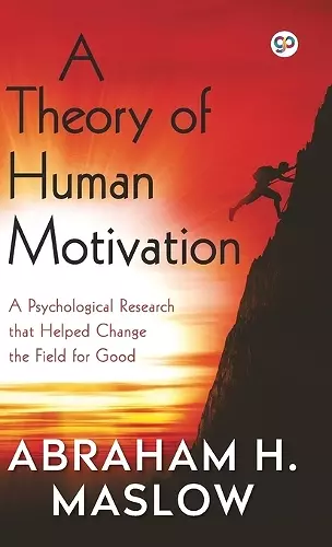 A Theory of Human Motivation (Hardcover Library Edition) cover