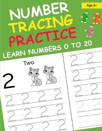 Number Tracing Practice Learn Numbers 0 to 20 cover