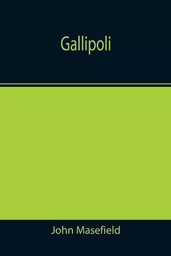 Gallipoli cover