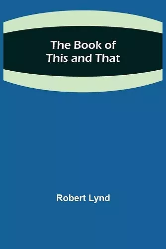 The Book of This and That cover