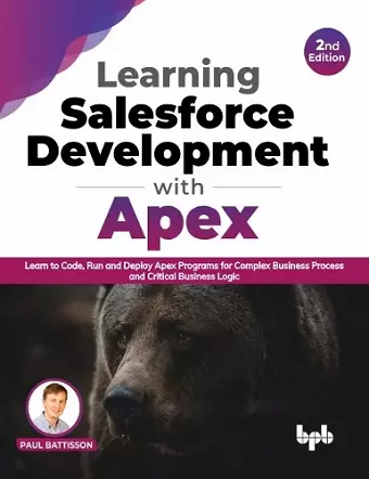 Learning Salesforce Development with Apex cover