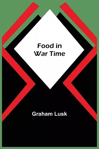 Food in War Time cover