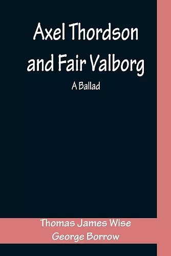 Axel Thordson and Fair Valborg cover