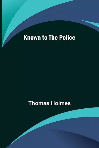 Known to the Police cover