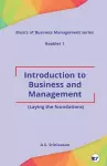 Introduction to Business and Management cover