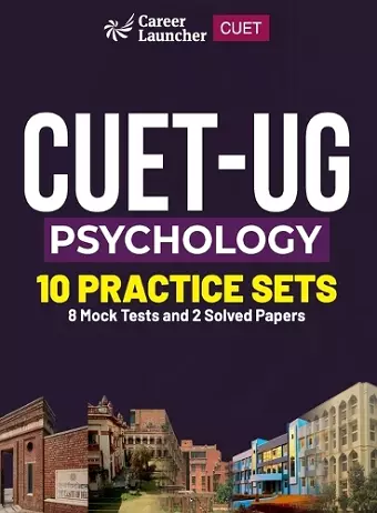 CUET-UG 2023 : 10 Practice Sets - Psychology - (2 Solved Papers & 8 Mock Tests) cover