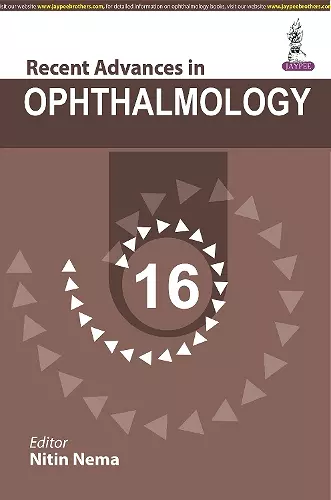 Recent Advances in Ophthalmology - 16 cover