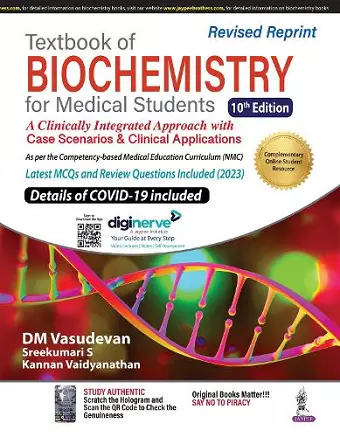 Textbook of Biochemistry for Medical Students cover
