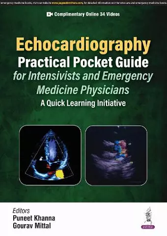 Echocardiography Practical Pocket Guide for Intensivists and Emergency Medicine Physicians cover