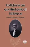 Folklore as an Historical Science (Edition2023) cover