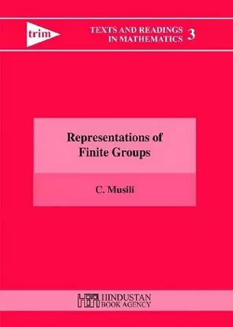 Representations of Finite Groups cover