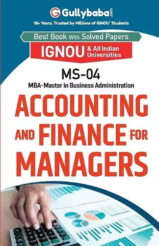 MS-04 Accounting and Finance for Managers cover