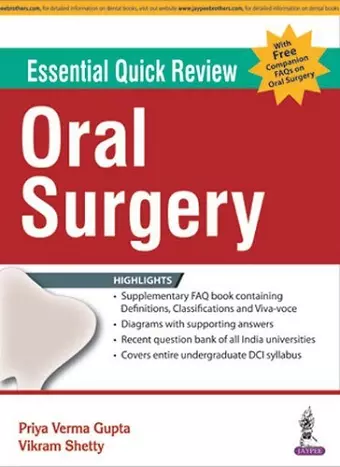 Essential Quick Review ORAL SURGERY cover