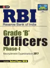 RBI Reserve Bank of India GRADE (B) Officers Phase-I Recruitment Examination 2017 cover