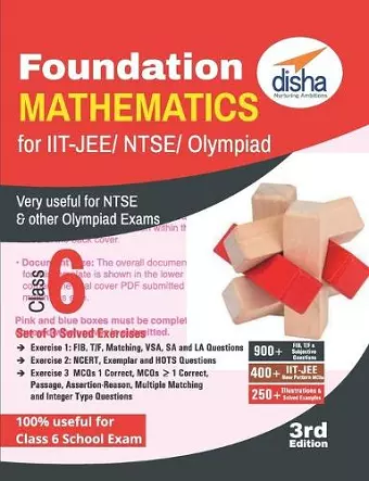 Foundation Mathematics for IIT-JEE/ NTSE/ Olympiad Class 6 - 3rd Edition cover