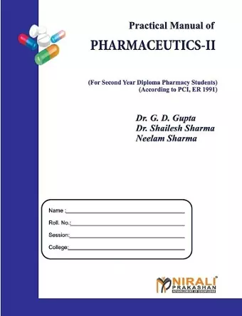 Practical Manual of PHARMACEUTICS--II cover