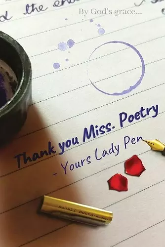 Thank You Miss. Poetry cover