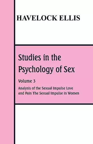 Studies in the Psychology of Sex cover