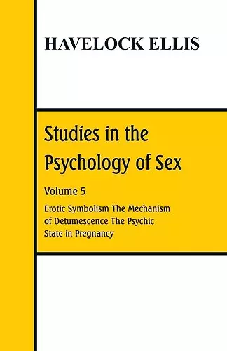 Studies in the Psychology of Sex cover