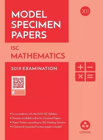 Model Specimen Papers for Mathematics cover