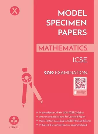 Model Specimen Papers for Mathematics cover