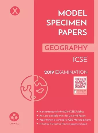 Model Specimen Papers for Geography cover