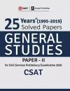 25 Years Solved Papers 1995-2019 General Studies Paper II CSAT for Civil Services Preliminary Examination 2020 cover