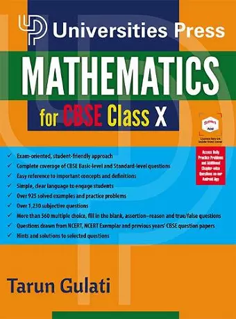 Mathematics for CBSE Class X cover