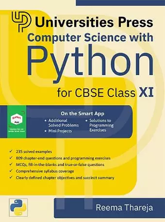 Computer Science with Python for CBSE Class XI cover