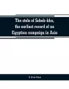 The stela of Sebek-khu, the earliest record of an Egyptian campaign in Asia cover