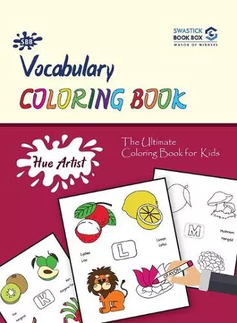 Hue Artist - Vocabulary Colouring Book cover