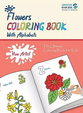 SBB Hue Artist - Flowers Colouring Book cover