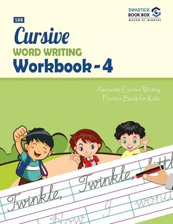 SBB Cursive Word Writing Workbook - 4 cover