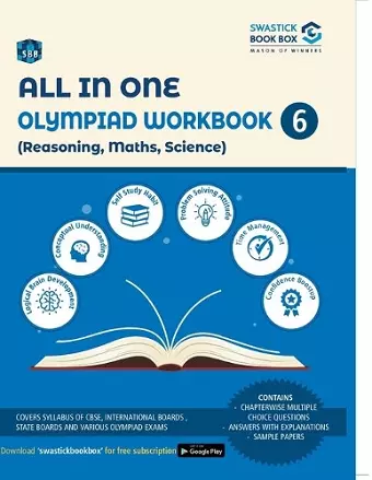 All in One Olympiad Workbook for Reasoning, Maths & Science - Class 6 cover