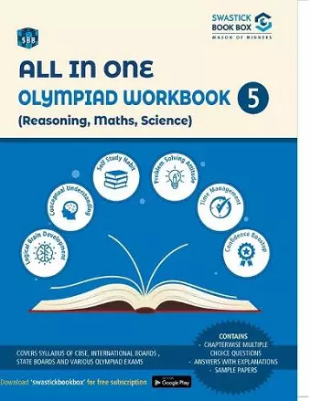 All in One Olympiad Workbook for Reasoning, Maths & Science - Class 5 cover