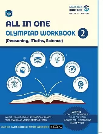 All in One Olympiad Workbook for Reasoning, Maths & Science - Class 2 cover