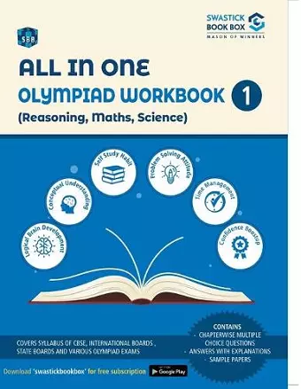 All in One Olympiad Workbook for Reasoning, Maths & Scienceclass 1 cover