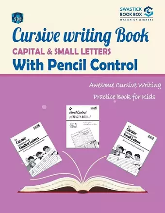 SBB Cursive Writing Book Capital and Small Letters with Pencil control cover