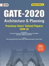 Gate 2020 Architecture & Planning Previous Years' Solved Papers 2009-2019 cover