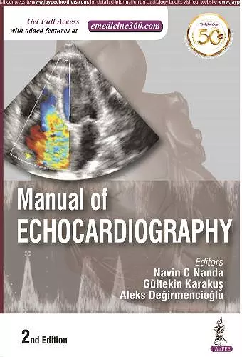 Manual of Echocardiography cover