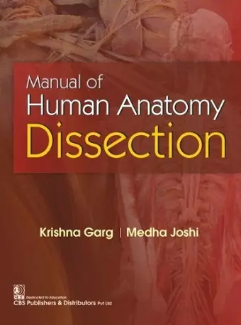 Manual of Human Anatomy Dissection cover