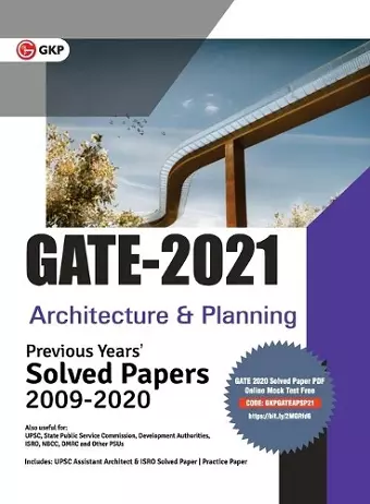 Gate 2021 Architecture & Planning Previous Years' Solved Papers cover