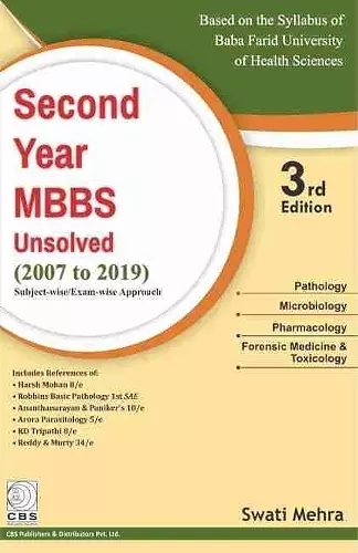 Second Year MBBS Unsolved cover