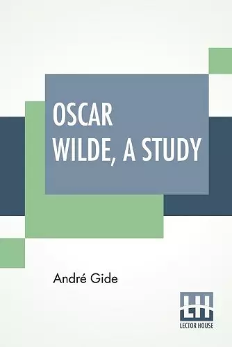 Oscar Wilde, A Study cover